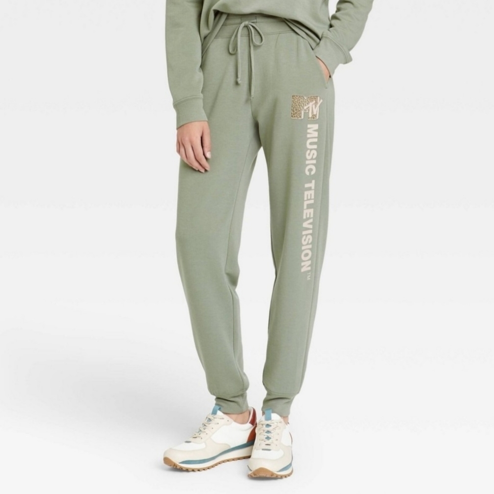 MTV Sage Green Sweatpants